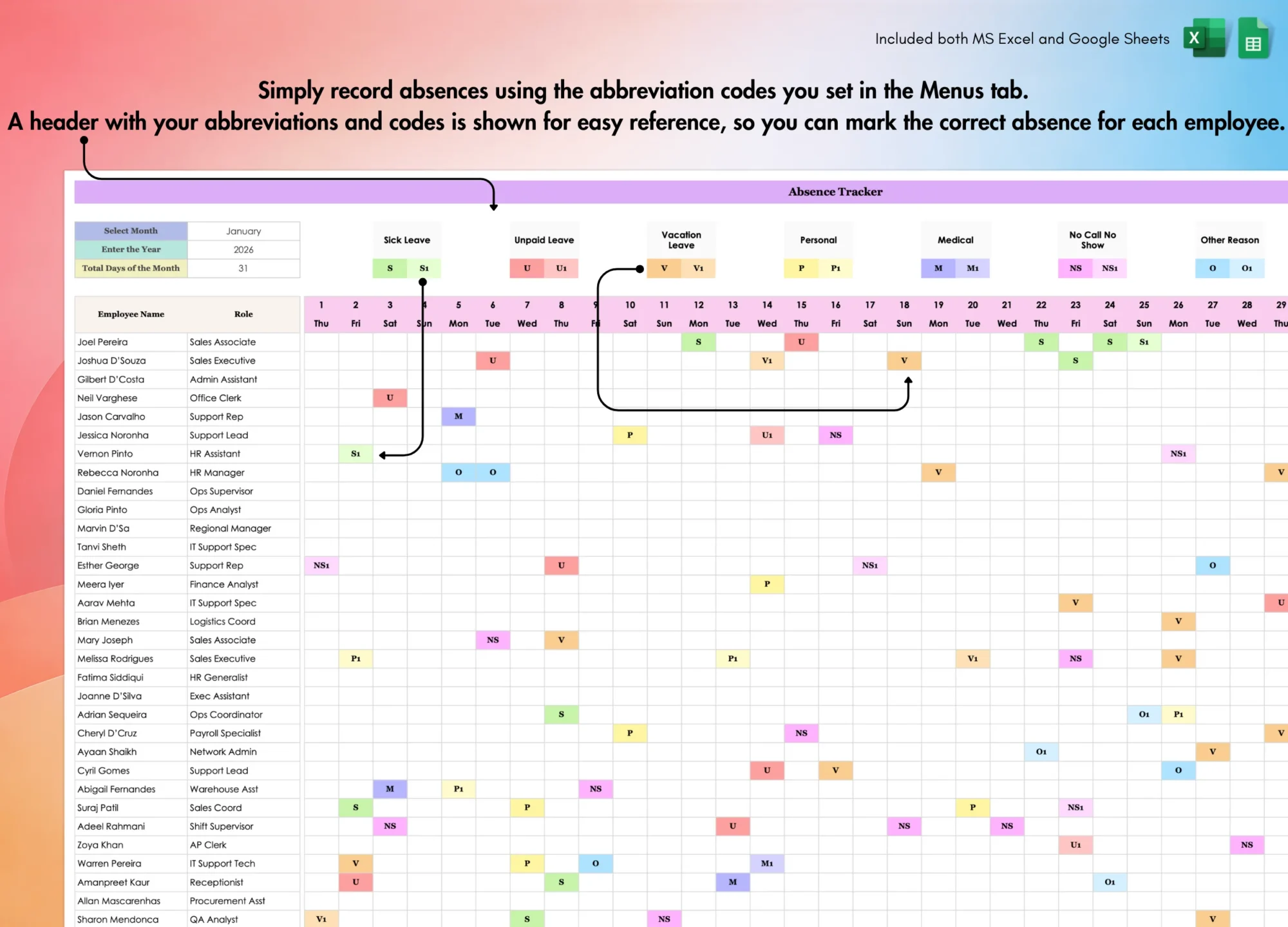 Employee Absence Tracker