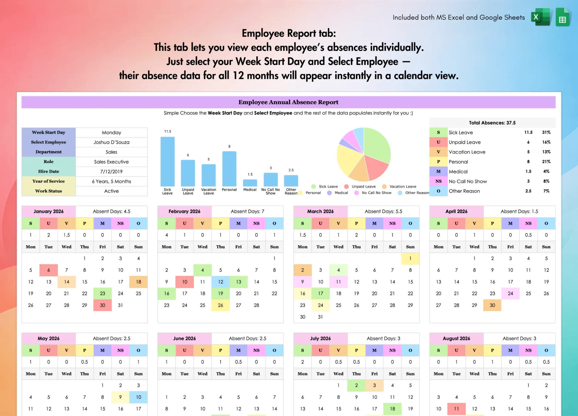 Employee Absence Tracker