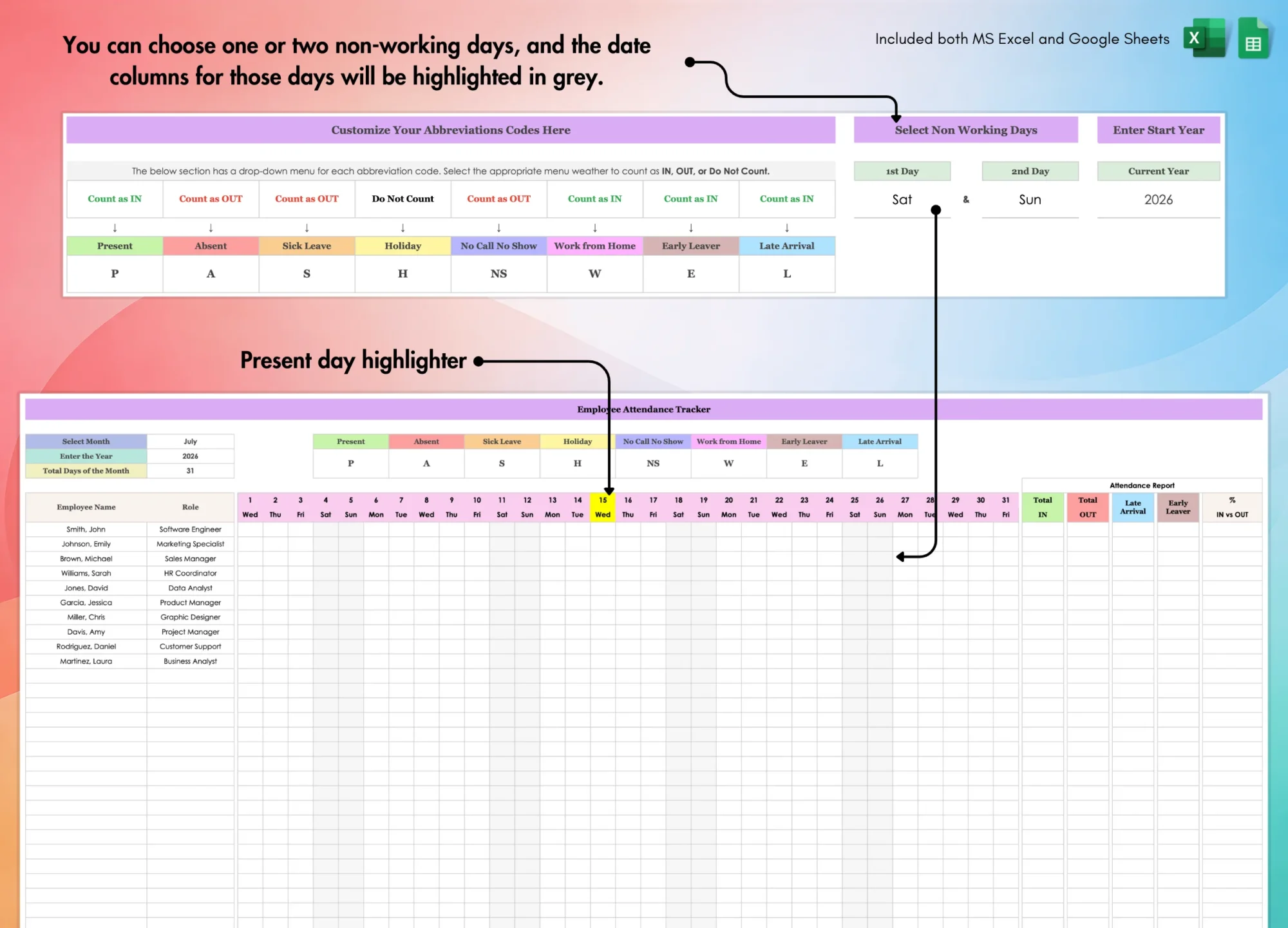 Employee Attendance Tracker