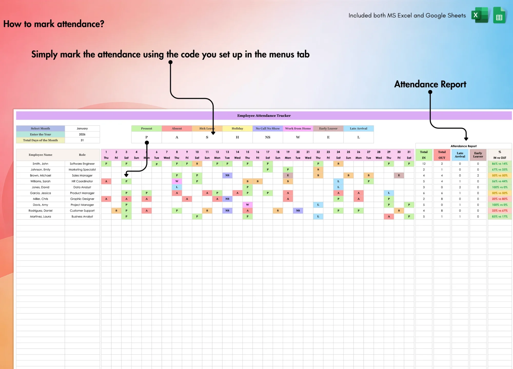 Employee Attendance Tracker