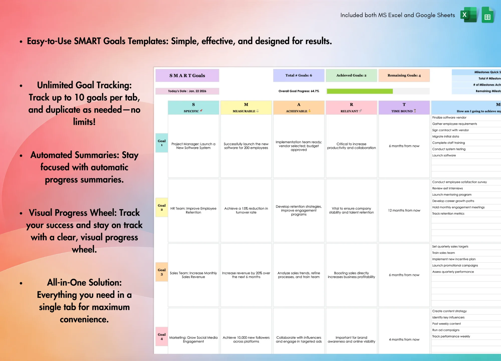 SMART Goals Template