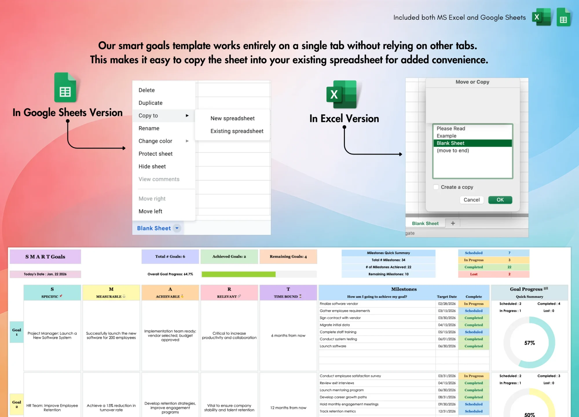 SMART Goals Template