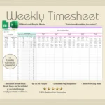 weekly timesheet