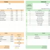 Weekly workout planner spreadsheet made for google sheets. Created by ggbuddy4u.com