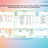 Weekly Workout Planner for Google Sheets
