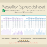 Why Reseller Spreadsheet is Very Important