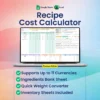 Recipe Cost Calculator | Premium Edition
