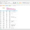 screenshot of an eisenhower decision matrix template in excel/google sheets, showing the four quadrants (do first, decide, delegate, eliminate), created by ggbuddy4u.