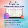 Employee Weekly Schedule Template