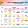 Employee Weekly Schedule Template