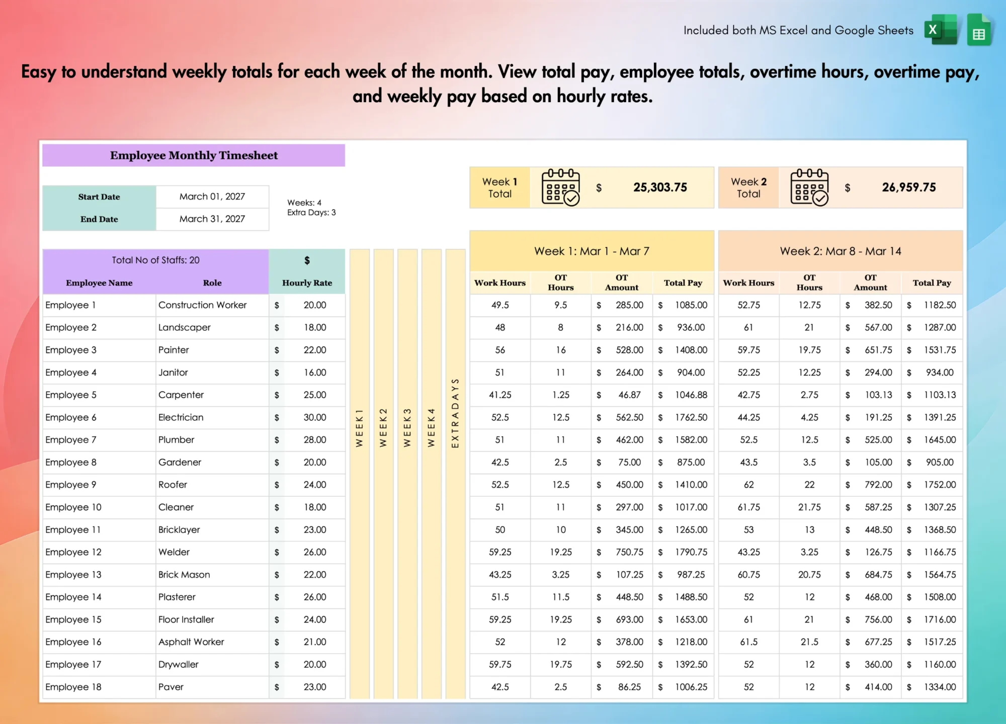 employee-monthly-timesheet-template-excel-google-sheets-dashboard